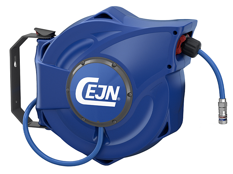 Druckluft Schlauchaufroller Cejn 8mm / 17 Meter inkl. Kupplung